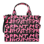 X STEPHEN SPROUSE Grained Calfskin Medium The Tote Bag Pink