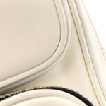 Lambskin Medium Attica Backpack White