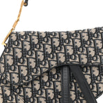 Oblique Saddle Bag Blue