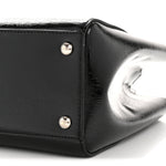 Patent Vitello Elite Petite 2Jours Tote Black