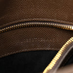 Grained Calfskin Medium Jennifer Crossbody Bag Brown