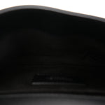 Calfskin Quilted CC Uniform Flap Belt Bag Black