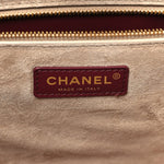 Calfskin Archetype Small Shopping Tote Dark Burgundy
