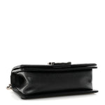 Caviar Quilted Small Boy Flap Black