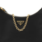 Saffiano Lux Re-Edition 2005 Shoulder Bag Black