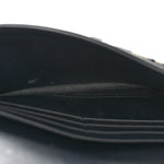 Oblique Saddle Chain Long Wallet Blue