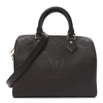 Empreinte Monogram Giant Speedy Bandouliere 25 Chocolate