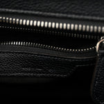 Drummed Calfskin Micro Luggage Black