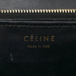 Snakeskin Medium Classic Box Flap Bag Black