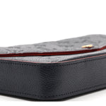Empreinte Pochette Felicie Chain Wallet Marine Rouge