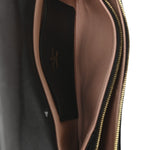 Lambskin Embossed Monogram Pochette Coussin Crossbody Black