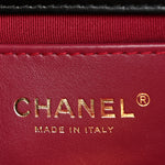 Lambskin Quilted Mini Flap Black