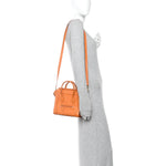 Goatskin Nano Luggage Orange