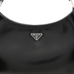 Spazzolato Cleo Shoulder Bag Black