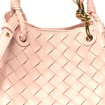 Nappa Intrecciato Small Parachute Shoulder Bag Cameo