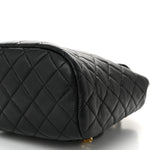 Lambskin Quilted Mini Urban Spirit Backpack Black