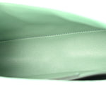 Crystal Suede Small Roman Stud Shoulder Bag Green