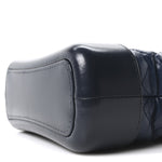 Aged Calfskin Quilted Small Gabrielle Hobo Navy