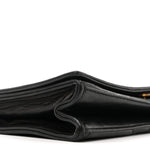 Lambskin Quilted Diamond CC Flap Black