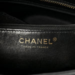 Caviar Quilted Medallion Tote Black