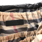 Nylon Grained Calfskin Watson Diaper Bag Black
