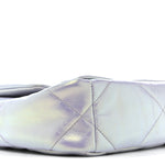 Iridescent Calfskin Quilted Medium Chanel 19 Flap Light Purple Blue