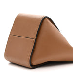 Silky Calfskin Mini Rider's Top Handle Bag Teak
