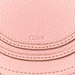 Grained Calfskin Small Marcie Saddle Bag Blossom Pink