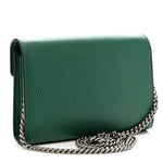 Calfskin Mini Dionysus Chain Wallet Emerald