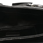 Nappa Vertical Matelasse Small Maxi Horsebit Chain Shoulder Bag Black