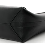 Calfskin Vlogo Medium Locker Tote Black