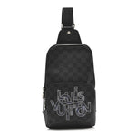 Damier Graphite Logo Avenue Sling Backpack
