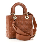 Calfskin Cannage Small My ABCDior Lady Dior Tan