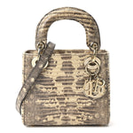 Lizard Ombre Mini Lady Dior