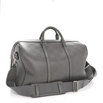Calfskin GG Tennis Embossed Duffle Bag Grey