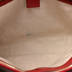 Pebbled Calfskin Medium Bamboo Shopper Tote Red