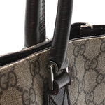 GG Plus Monogram Small Vertical Tote Dark Brown