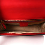 Calfskin Small Sylvie Shoulder Bag Hibiscus Red