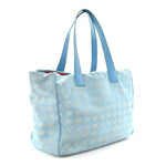 Nylon Travel Large Tote Blue