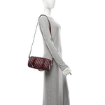 GG Shadow Monogram Ophidia Top Handle Bowler Bag  Rosso Ancora Red