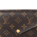 Monogram Felicie Strap & Go Kaki