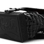 Calfskin Alligator Embossed Small Explorafunk Backpack Black