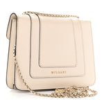 Calfskin Small Serpenti Forever Crossbody Bag White Agate