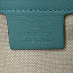 Boarded Plutone Calfskin Small Horsebit 1955 Top Handle Bag Dusty Azure