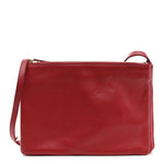 Lambskin Large Trio Crossbody Bag Red