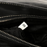 Calf Pocket Shoulder Bag Black