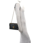 Calfskin LV New Wave Chain Bag Black