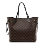 Damier Ebene Neo Neverfull MM Rose Ballerine