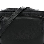 Grained Calfskin Small Camera Bag Black