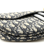 Oblique Saddle Bag Blue